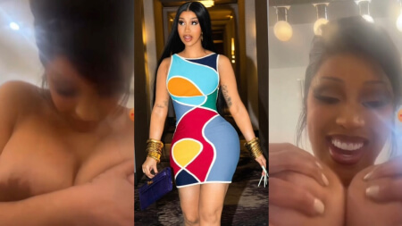 Cardi B Nip Slip on Livestream Nude Video Leaks Borntobefuck