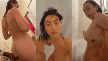 French Rap Queen Hot Shower Nude Video Leaked Borntobefuck