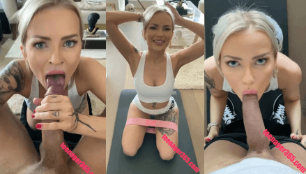 Layna Boo Sucking Trainer Cock Snapchat Video Leaked Borntobefuck