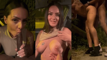 Queenaria Car Then Fucks in Street Corner Sextape Video Leaked Borntobefuck