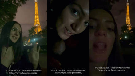 Queenaria Sucks an Unknown Next to the Eiffel Tower Video Leaked Borntobefuck