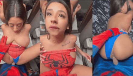 Sariixo Spider Girl Sextape Video Leaked Borntobefuck
