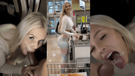 ScarlettKissesXO Mall Park Blowjob With Facial Video Leaked Borntobefuck
