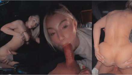 Therealbrittfit Fucks In The Car Video Leaked Borntobefuck