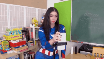 Violet Myers Captain America Porn Video Leaked Borntobefuck