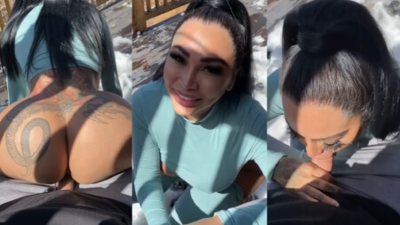 Brittanya Razavi BG Morning Blowjob in Forest Chalet Porn Video Leaks Borntobefuck
