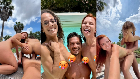 Diana Lawrence Sextape Threeway with Clemence Audiard and Joe Di Marco Porn Video Leaks Borntobefuck