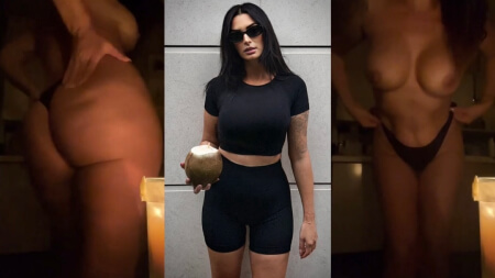 Emilie Nefnaf Black Crop Top Strip Nude Video Leaks Borntobefuck