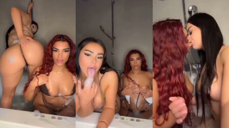 Gabrielle_djr GG Bathtub Lesbians with Mel Popss Nude Video Leaks Borntobefuck