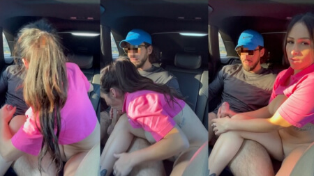Joannie Fit BG Car Blowjob Porn Video Leaks Borntobefuck