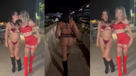 Kelly Helard Show her Body in Public Teasing Video Leaks Borntobefuck