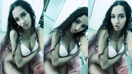 Messrineee White Lingerie Bare Ass Nude Video Leaks Borntobefuck