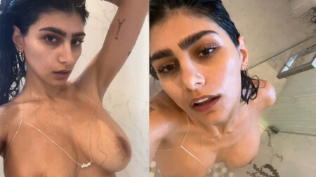 Mia Khalifa Hot Shower 3 View Angles Nude Teasing Video Leaks Borntobefuck