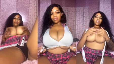 Myah Jane Schoolgirl Topless Striptease Nude Video Leaks Borntobefuck