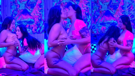 Rosalie Lessard GG Fluo Room with Marie-Jo Lebrun Nude Video Leaks Borntobefuck