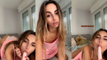 Tiffanyana Pink Dildo Blowjob Nude Video Leaks Borntobefuck