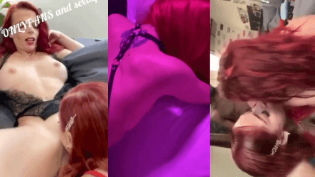 French Rap Queen Redhead Threesome Sextape Video Leaked