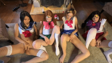 AsianMochi Cosplay Orgy Porn Video Leaked