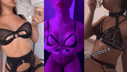 Celia Ricci Sucks a Transparent Dildo Nude Video Leaked