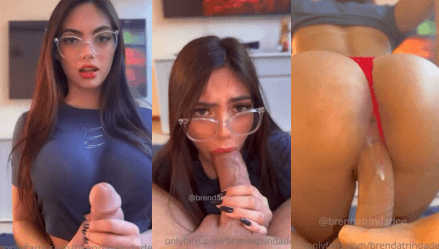 Brenda Trindade Glasses Sextape Video Leaked