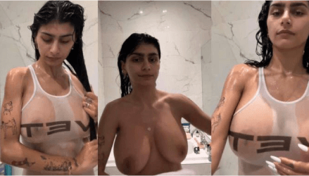 Mia Khalifa Onlyfans Shower Video Leaked