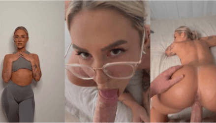 Holly Brougham Glasses Sextape Video Leaked