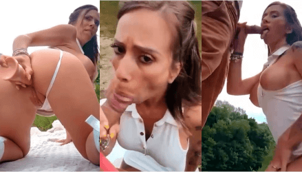 Littleangel84 Edge of a River Blowjob Video Leaked