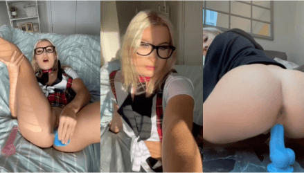 Astrid Wett Schoolgirl Alien Dildo Masturbation Video Leaked